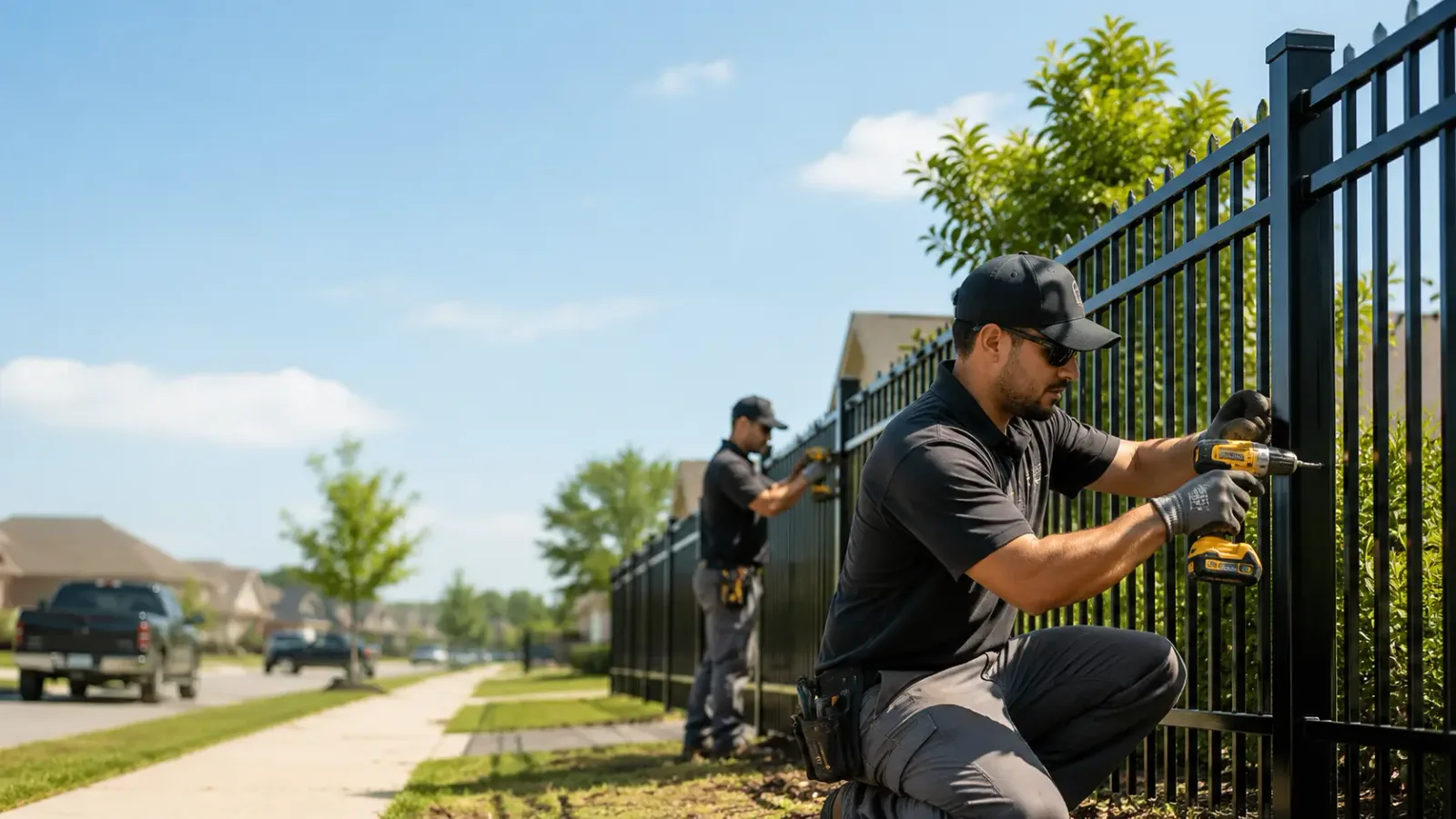 Metal Fence Installation in Rutland, MA